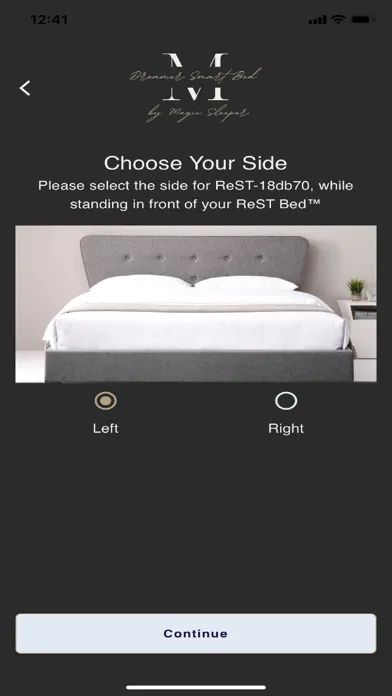 Tangkapan skrin Dreamer Smart Bed